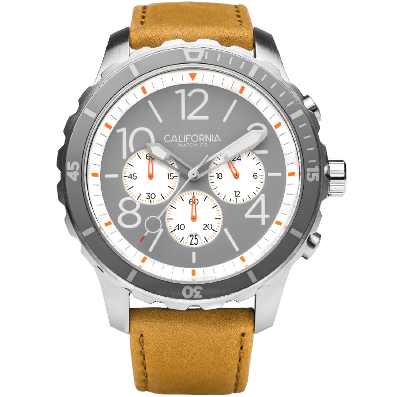 Mavericks Chrono Leather Sand Gray White