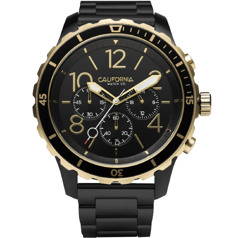 Mavericks Chrono SS All Black Gold