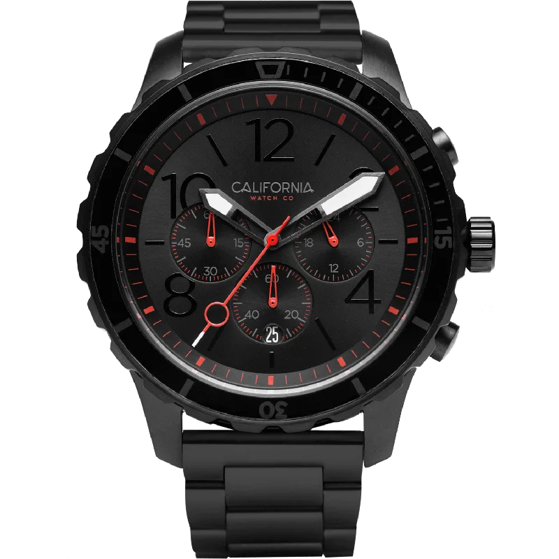 Mavericks Chrono SS All Black Red