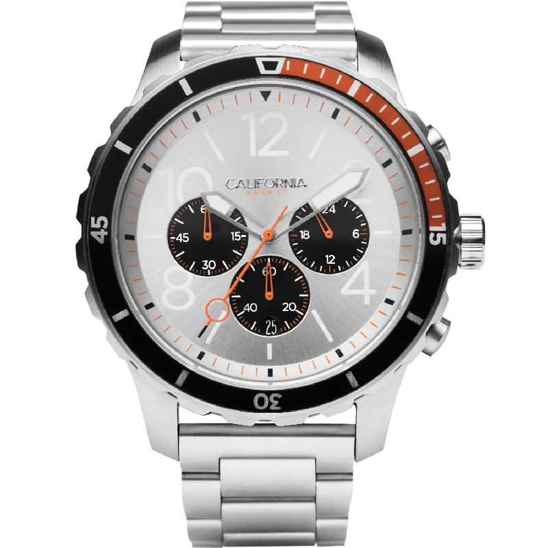 Mavericks Chrono SS Silver Orange