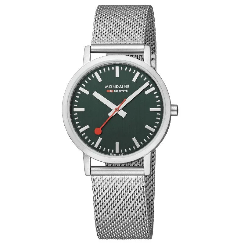 Mondaine Classic Stainless Steel Analogue Watch 36mm