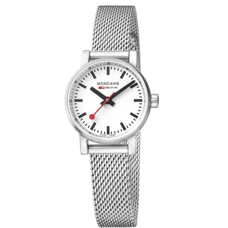 Mondaine Evo2 Stainless Steel Analogue Watch 26mm