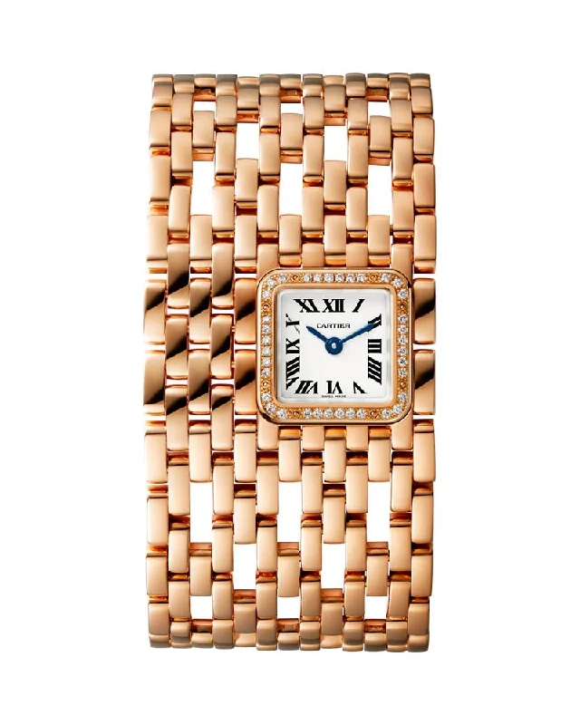 PANTHERE DE CARTIER, CUFF, ROSE GOLD, DIAMONDS