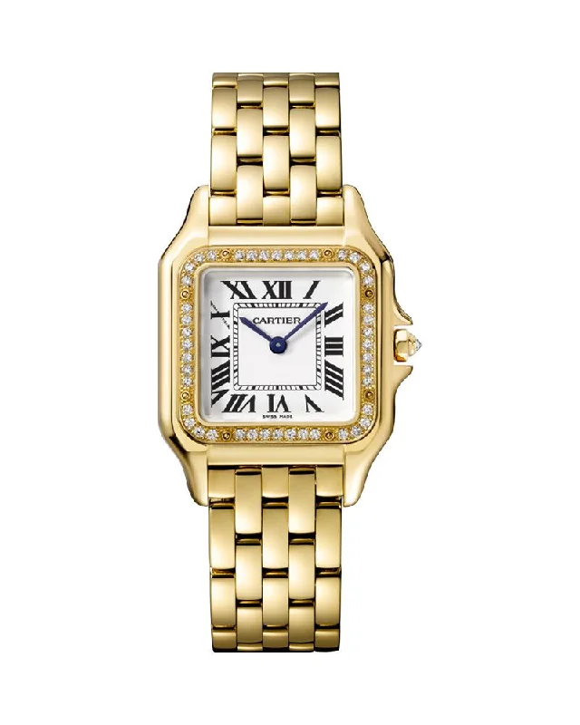 PANTHERE DE CARTIER, MEDIUM, YELLOW GOLD, DIAMONDS