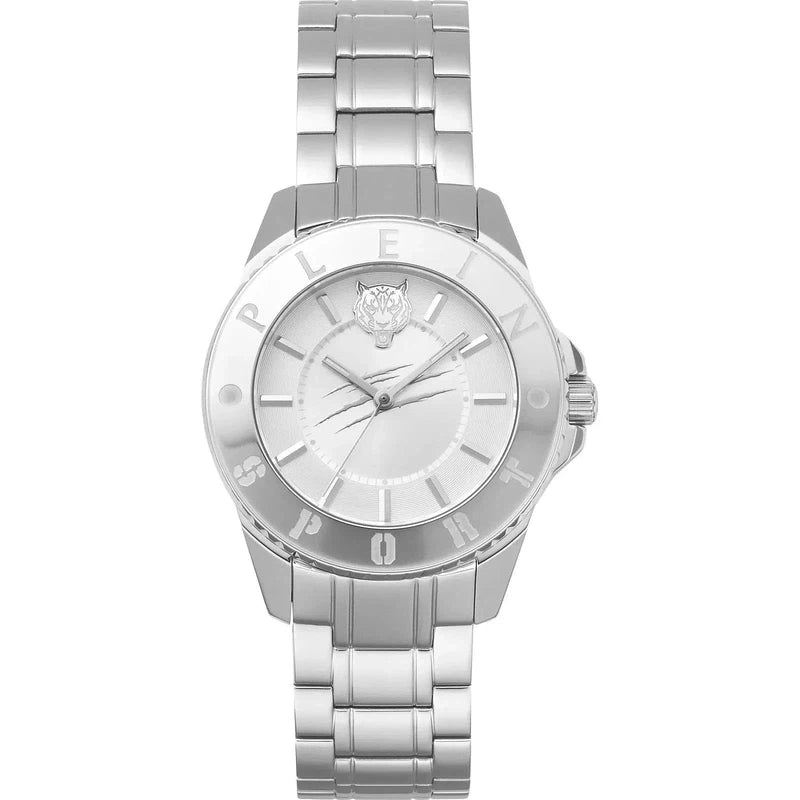 Plein Sport Glam Silver Analog Watch 40mm