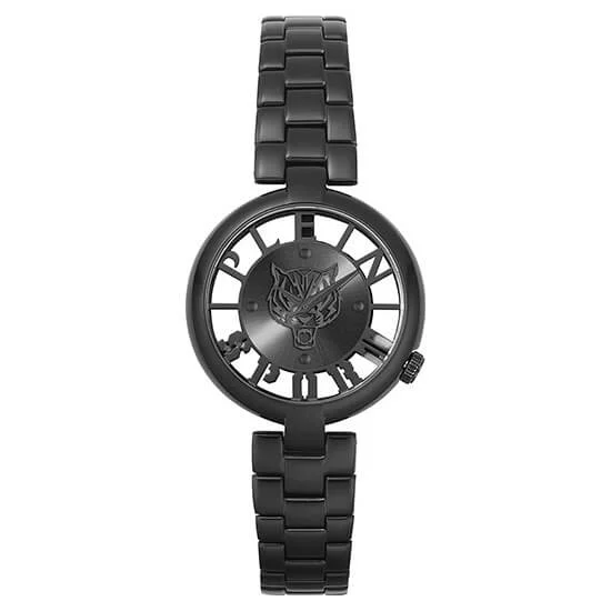 Plein Sport Tiger Luxe Black Gold Analog Watch 36mm