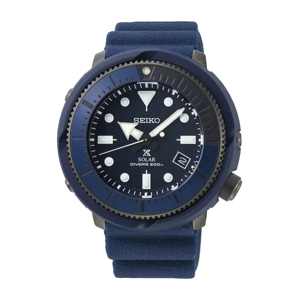 Seiko Prospex Solar Air Diver's Street Series Navy Silicone Strap Watch SNE533P1 (Not For EU Buyers) (LOCAL BUYERS ONLY)