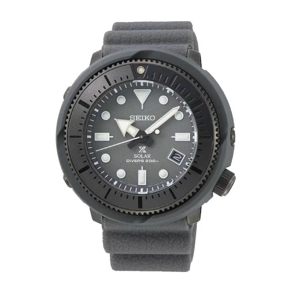 Seiko Prospex Solar Air Diver's Street Series Grey Silicone Strap Watch SNE537P1 (Not For EU Buyers) (LOCAL BUYERS ONLY)