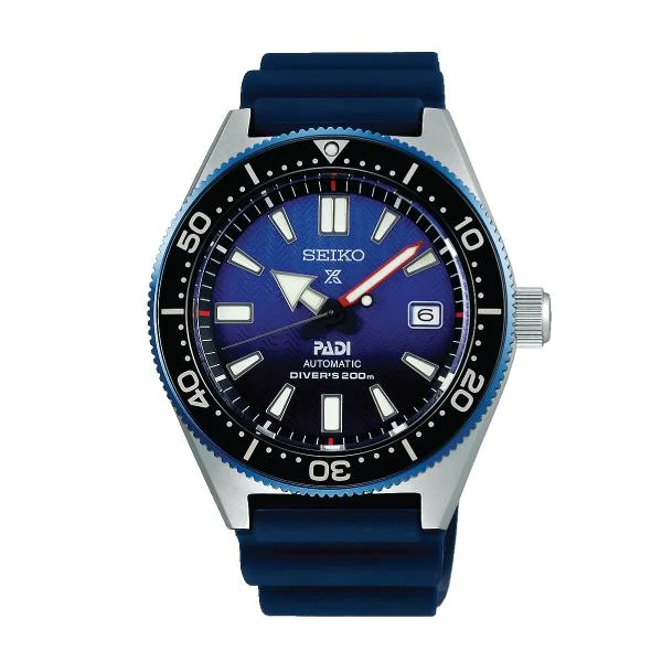 Seiko Prospex and PADI (Japan Made) Air Diver Special Edition Dark Blue Silicon Strap Watch SPB071J1 (Not For EU Buyers) (LOCAL BUYERS ONLY)