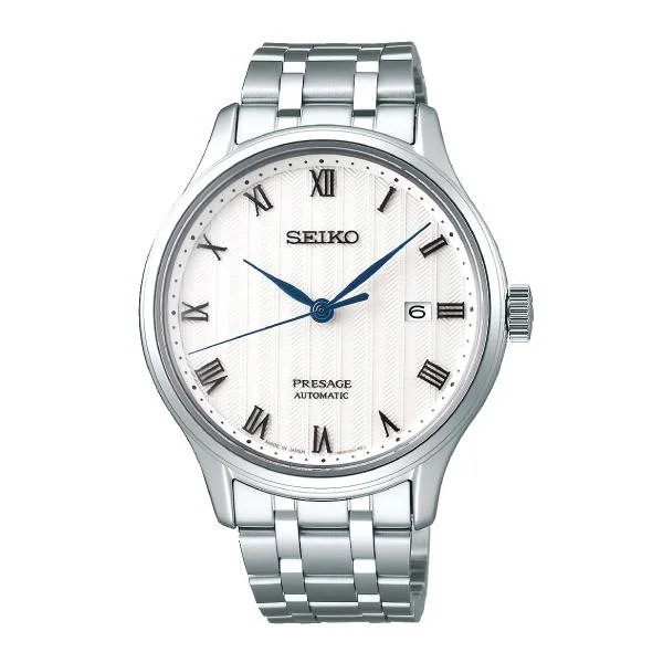 Seiko Presage (Japan Made) Automatic Silver Stainless Steel Band Watch SRPC79J1 (Not For EU Buyers) (LOCAL BUYERS ONLY)