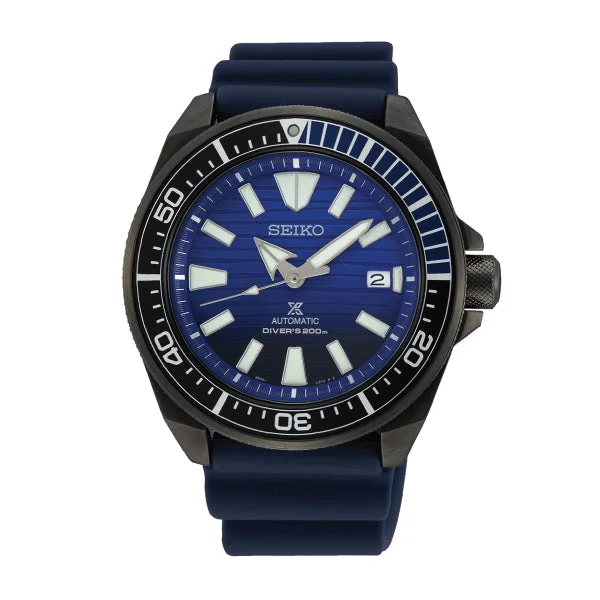 Seiko Prospex Air Diver's Sea Series Automatic Special Edition Navy Blue Silicone Strap Watch SRPD09K1 (Not For EU Buyers) (LOCAL BUYERS ONLY)