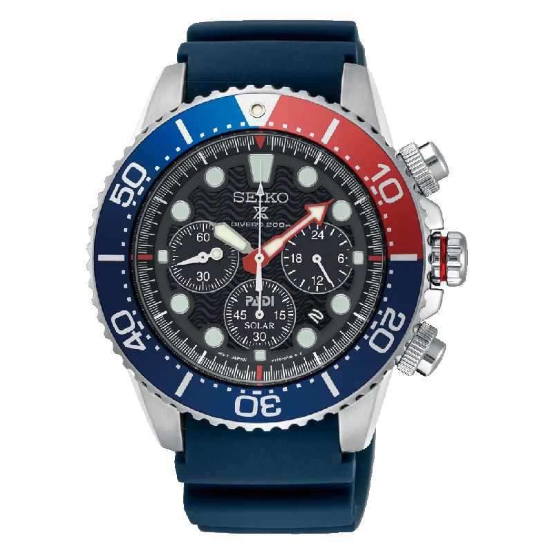 Seiko Prospex and PADI Air Diver Special Edition Blue Silicone Strap Watch SSC663P1 (Not For EU Buyers) (LOCAL BUYERS ONLY)