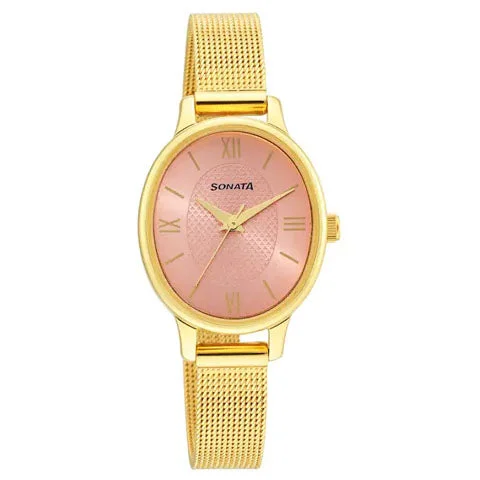 Classicâ Gold Analog Stainless Steel Men