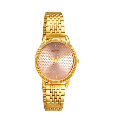 Gold Edit Analog Stainless Steel Men