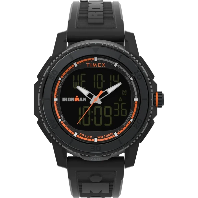 TIMEX® IRONMAN® Adrenaline Ana-digi 46mm PU Strap Watch